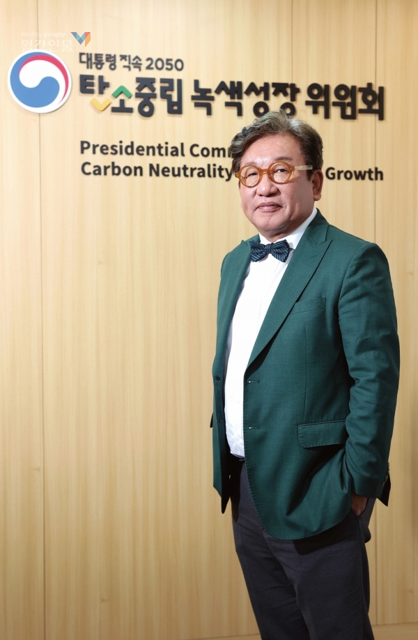 김상협 2050 탄소중립녹색성장위원회 위원장 ⓒ박소연 기자 / 사진 박성래 기자
